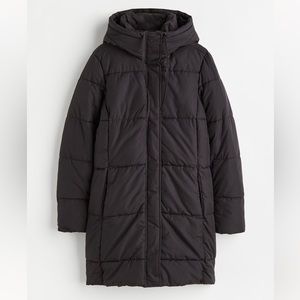 Vegan Hooded Puffer Coat